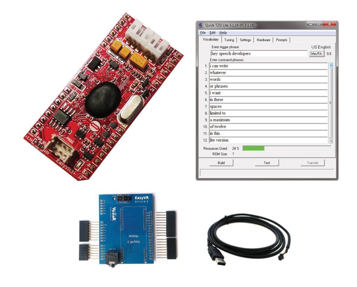 Kit EasyVR 3 Plus DK